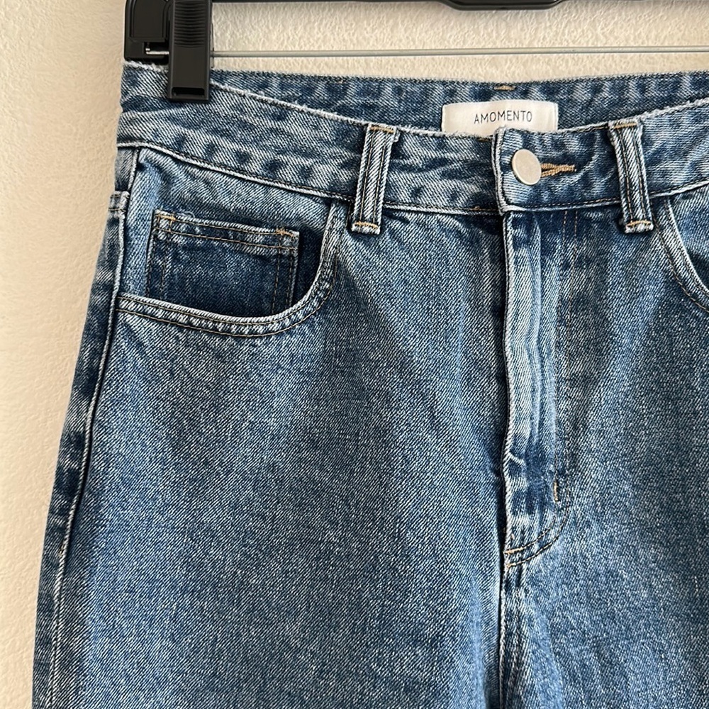 Amomento Blue Regular High Rise Jeans - Picture 5 of 10